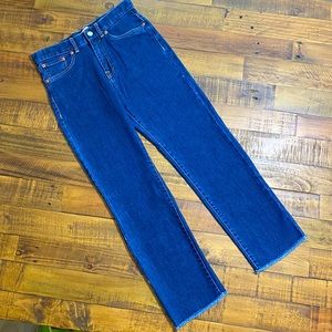 Levi’s High Rise Ankle Straight jeans